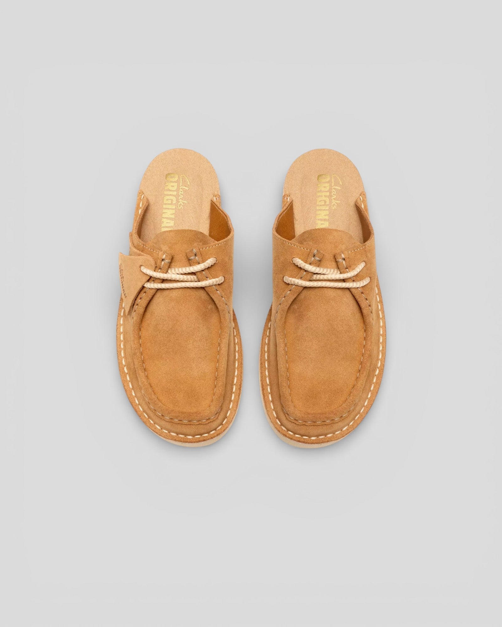 Clarks || Nomad Mule - Tan Suede Clarks