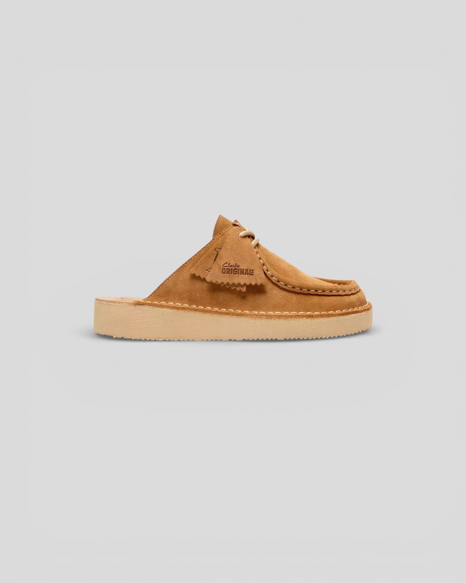 Clarks || Nomad Mule - Tan Suede Clarks