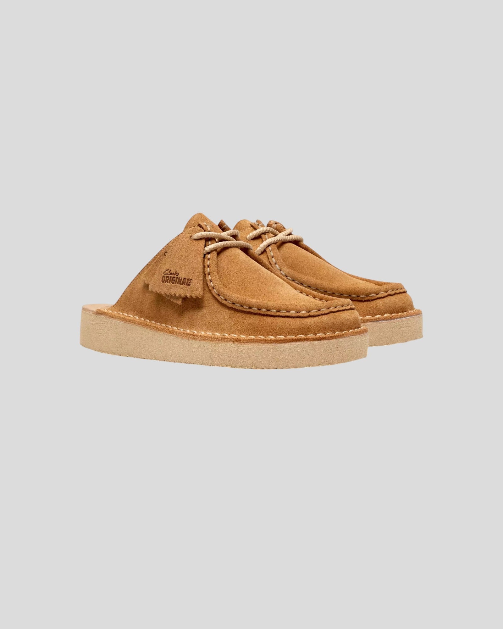 Clarks || Nomad Mule - Tan Suede Clarks