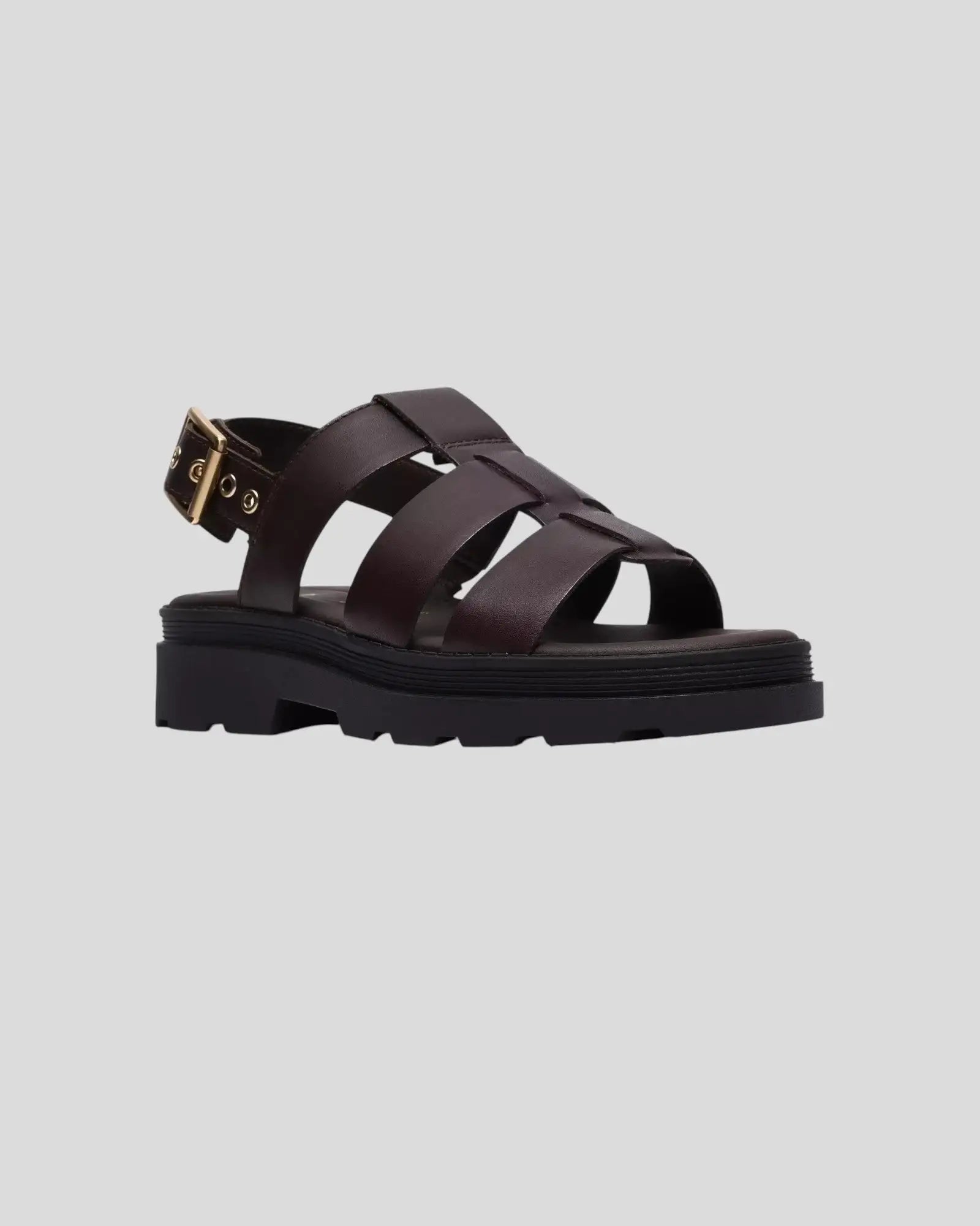 Clarks || Orinoco3 Strap - Dark Brown Leather Clarks