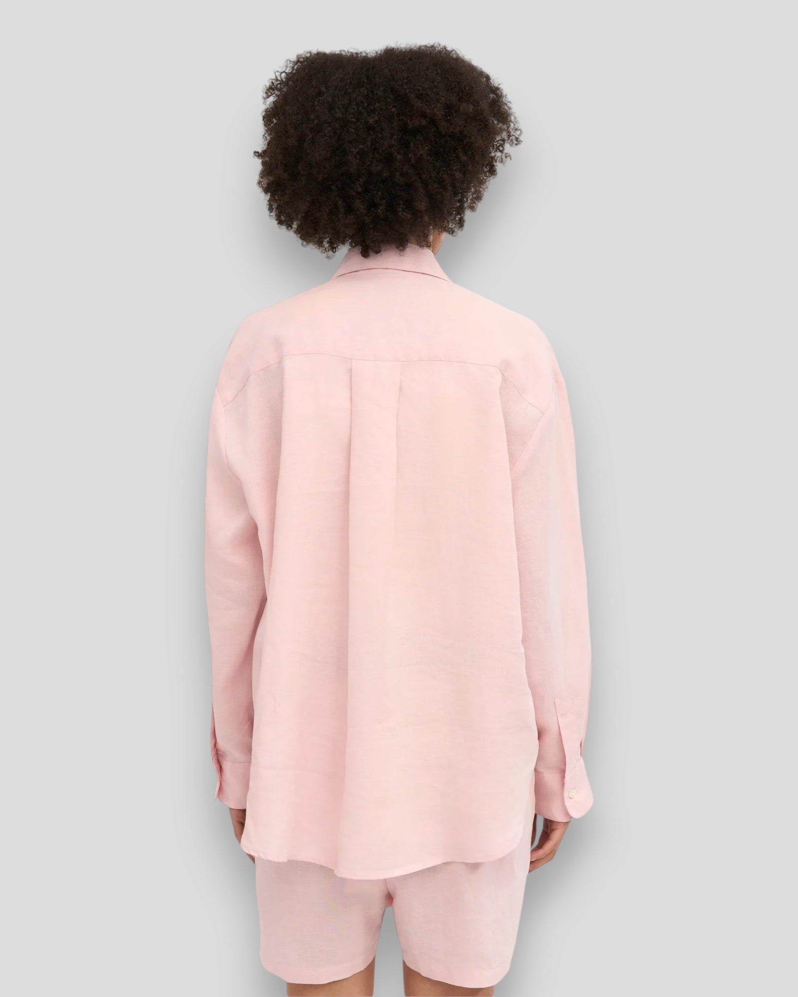 Colorful Standard || Linen Oversized Shirt - Faded Pink Colorful Standard