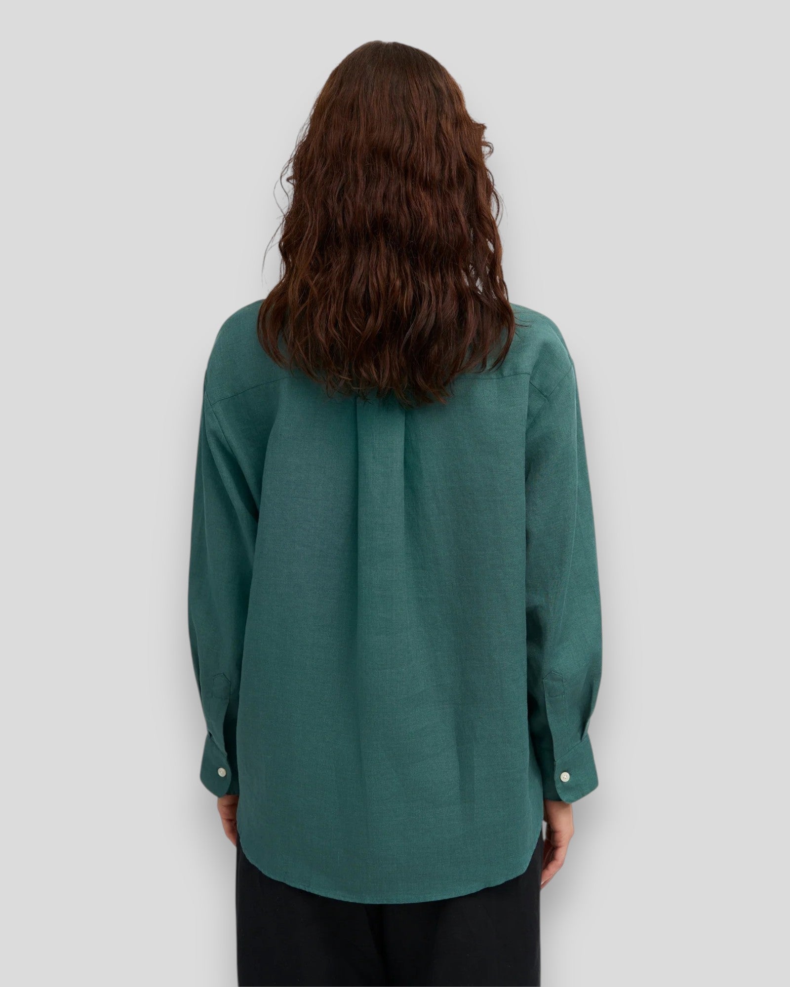 Colorful Standard || Linen Oversized Shirt - Ocean Green Colorful Standard