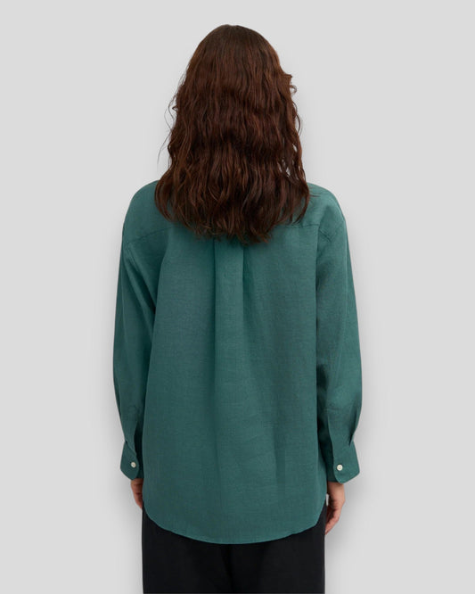 Colorful Standard || Linen Oversized Shirt - Ocean Green Colorful Standard
