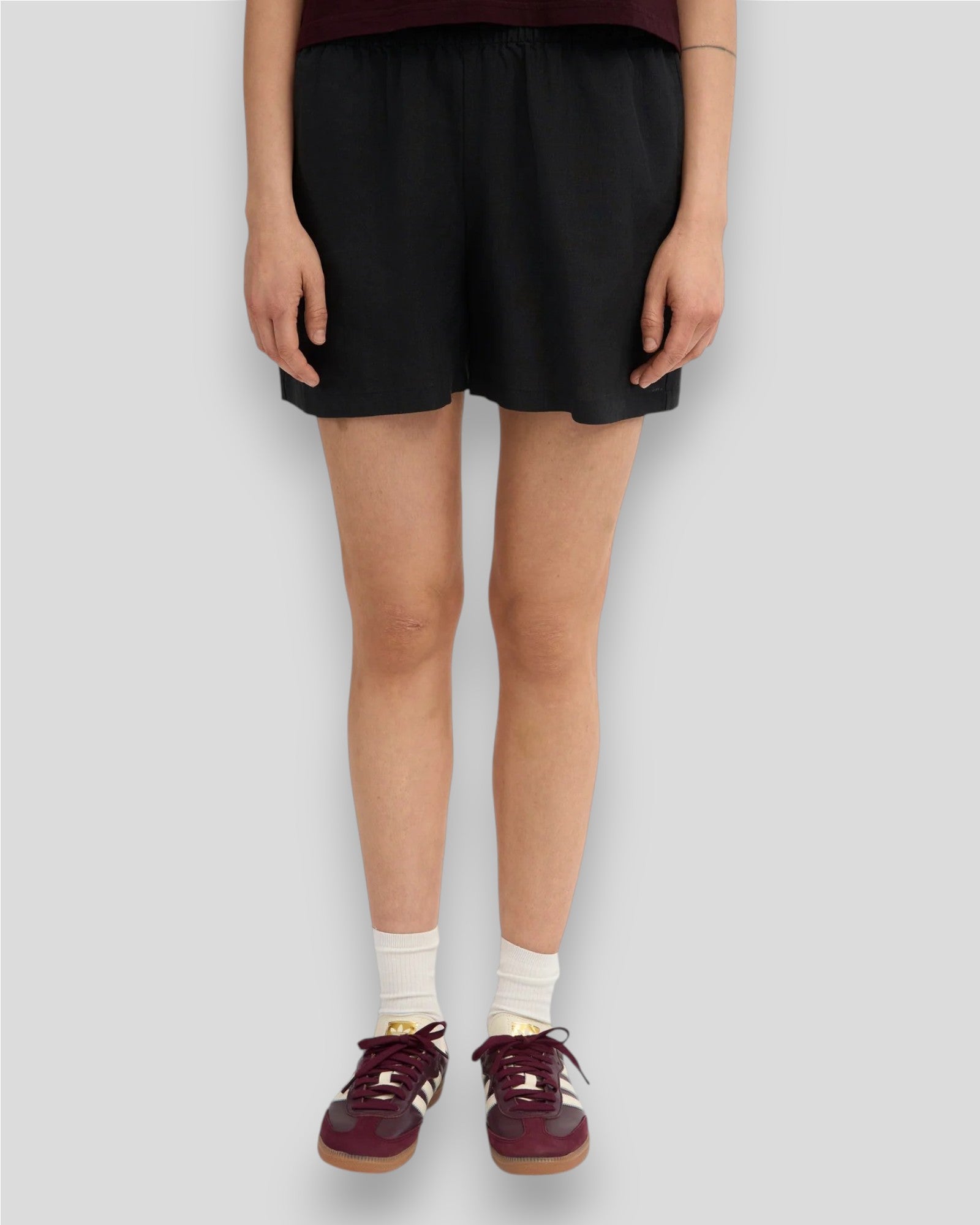 Colorful Standard || Linen Shorts - Deep Black Colorful Standard