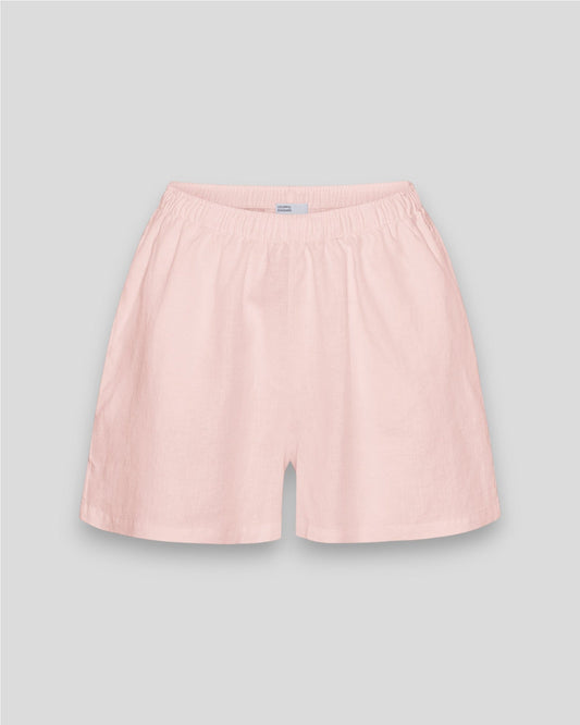 Colorful Standard || Linen Shorts - Faded Pink Colorful Standard