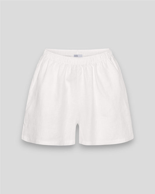 Colorful Standard || Linen Shorts - Optical White Colorful Standard