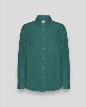 Colorful Standard || Linen Oversized Shirt - Ocean Green Colorful Standard