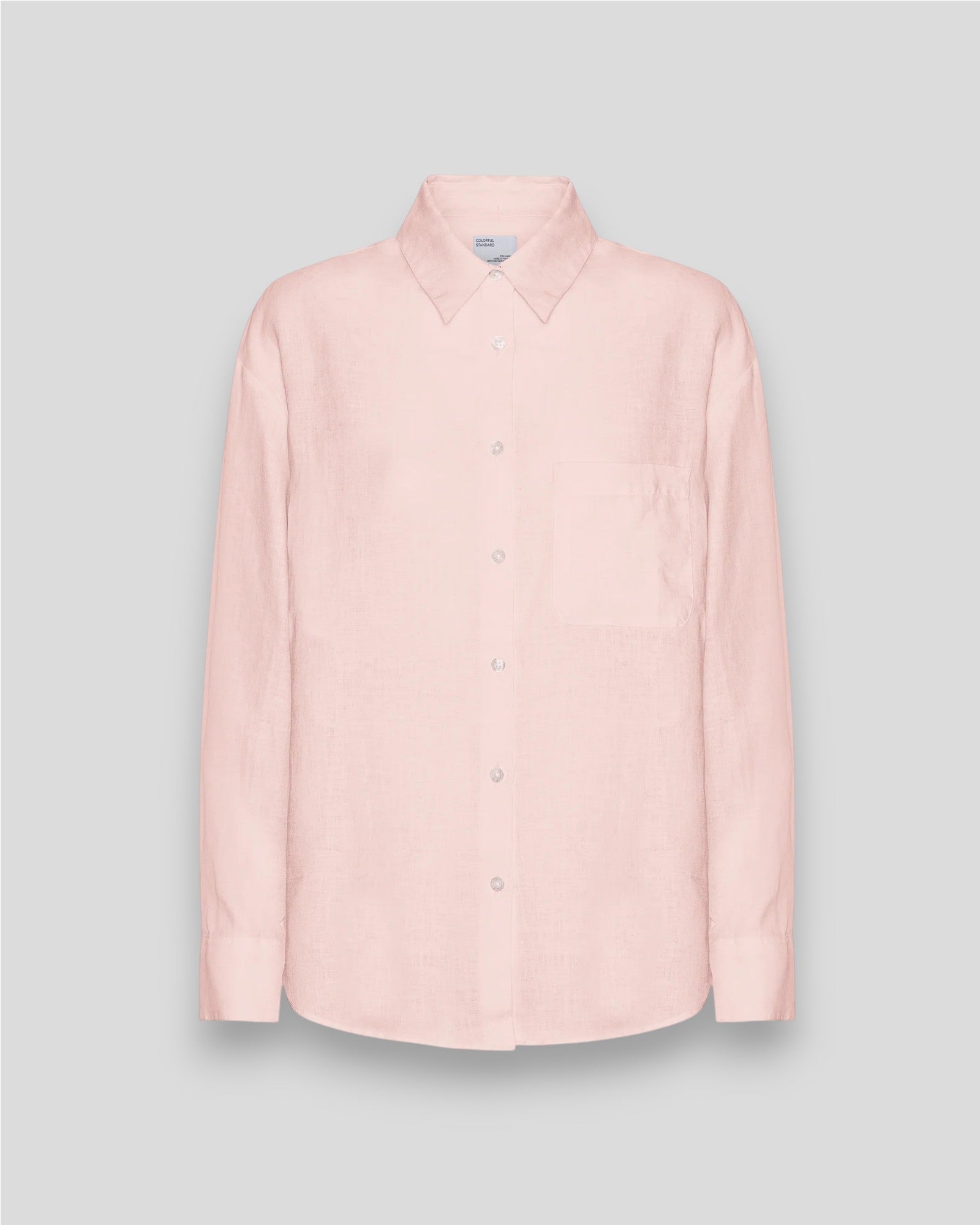 Colorful Standard || Linen Oversized Shirt - Faded Pink Colorful Standard