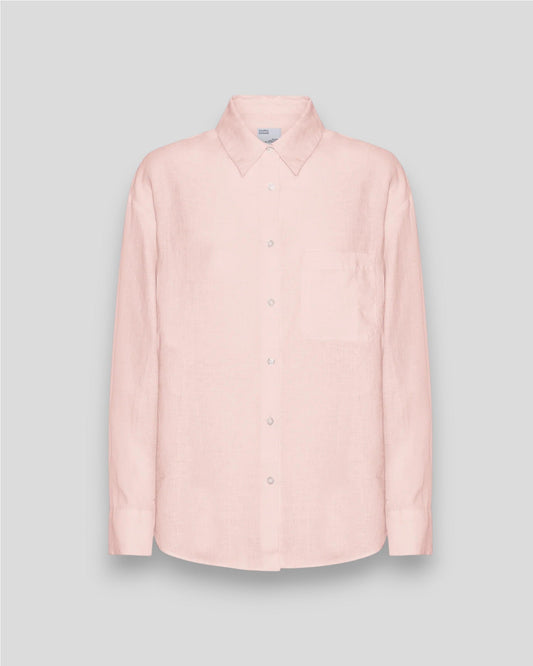 Colorful Standard || Linen Oversized Shirt - Faded Pink Colorful Standard
