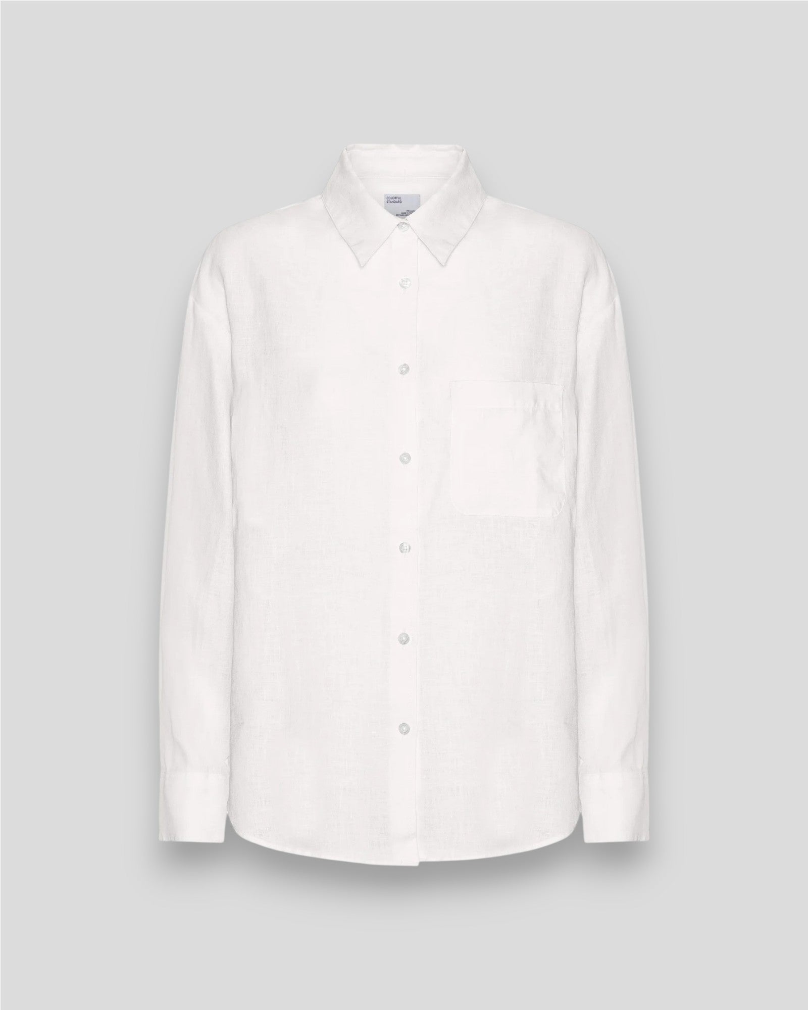 Colorful Standard || Linen Oversized Shirt - Optical White Colorful Standard