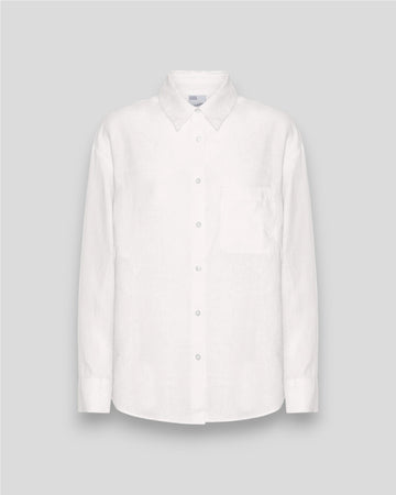 Colorful Standard || Linen Oversized Shirt - Optical White Colorful Standard