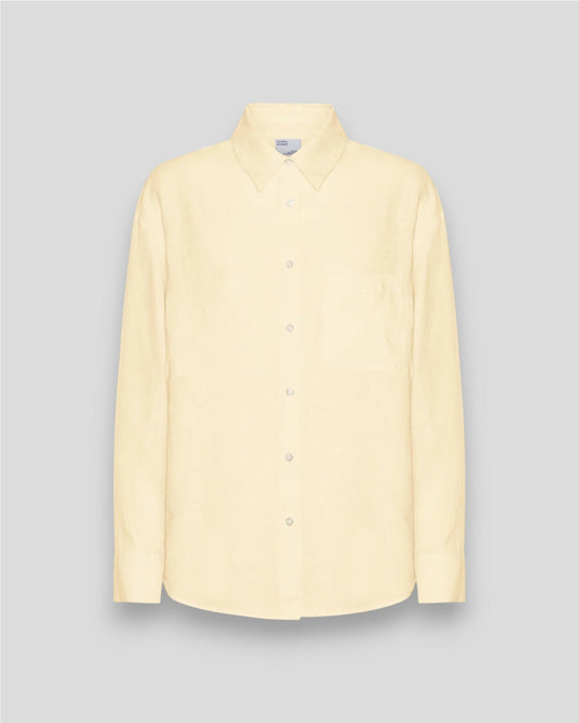 Colorful Standard || Linen Oversized Shirt - Soft Yellow Colorful Standard