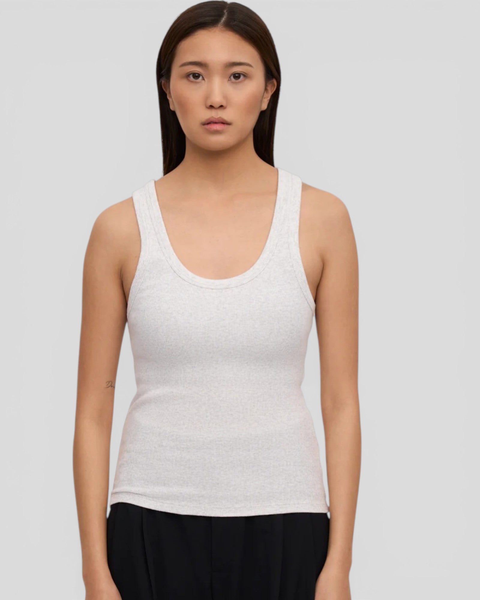 Colorful Standard || Organic Rib Tank Top - Snow Colorful Standard