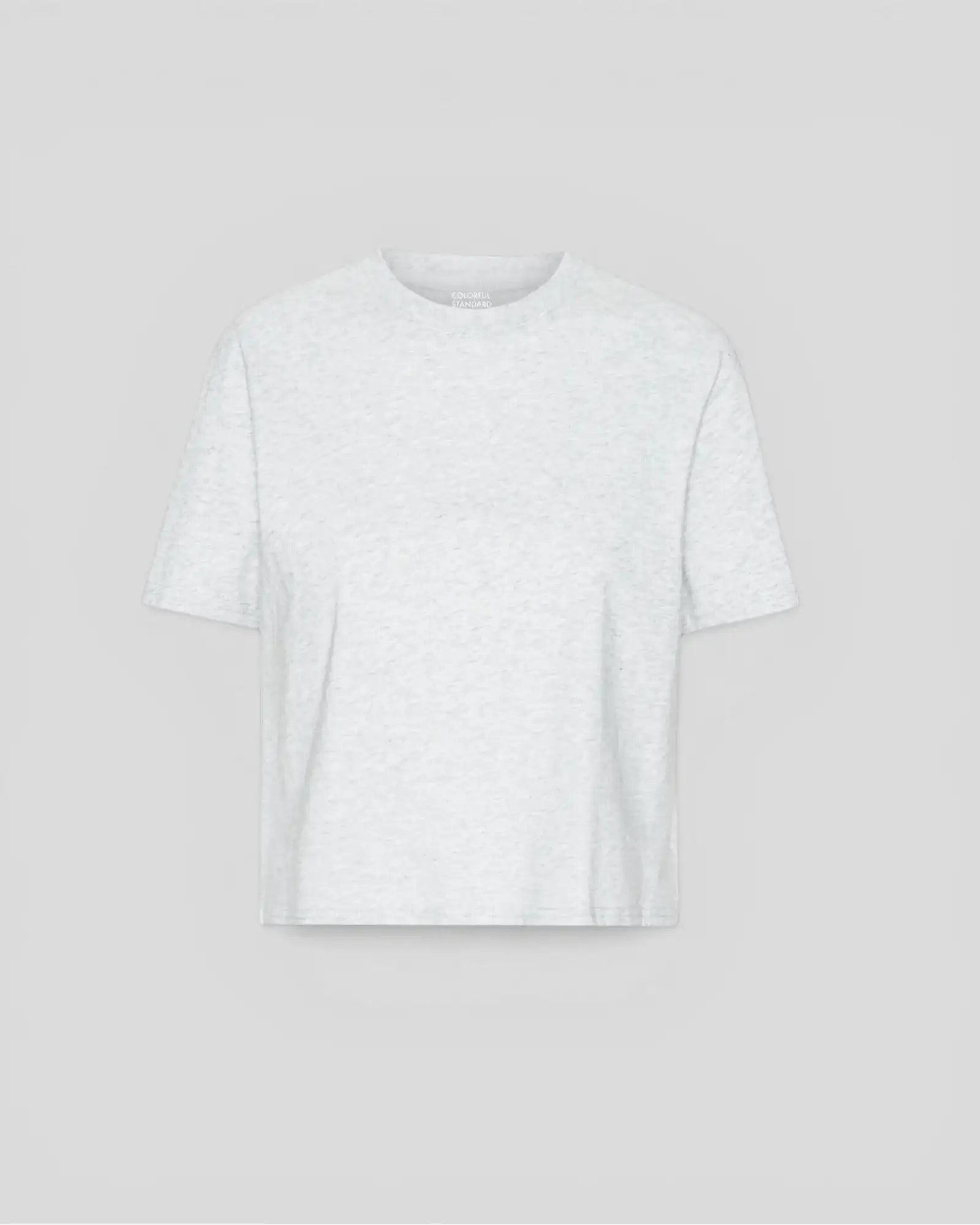 Colorful Standard || Organic Boxy Crop Tee - Snow Melange Colorful Standard