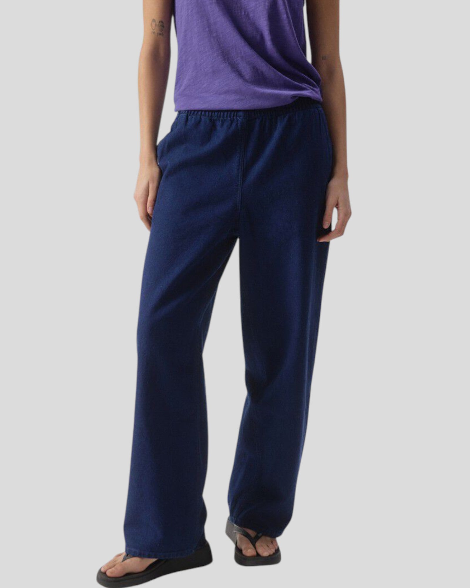 American Vintage || Comow Pantalon - Bleu Brut American Vintage