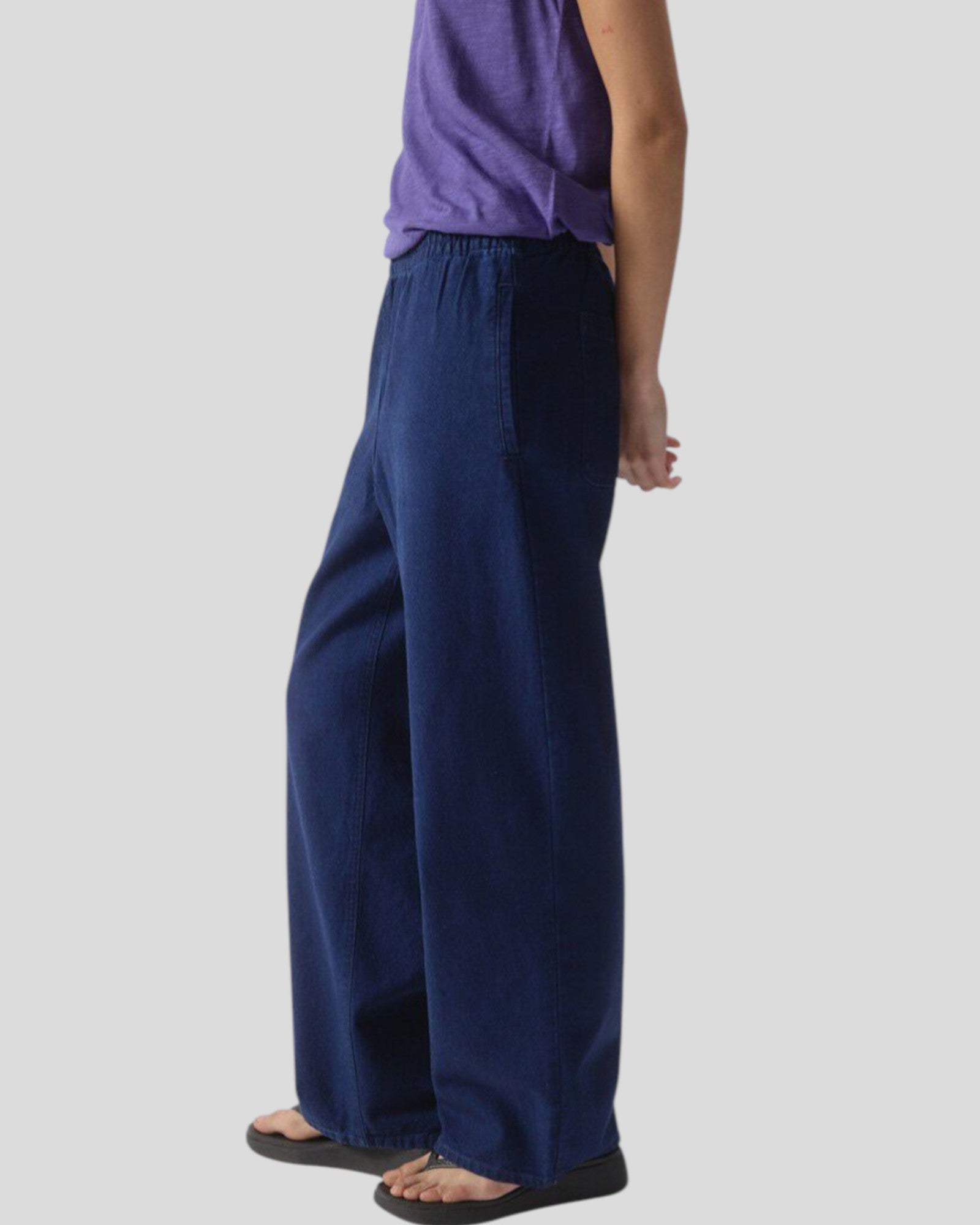American Vintage || Comow Pantalon - Bleu Brut American Vintage
