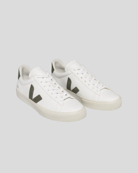Veja || Campo Chromefree Leather -  Women - White Kaki Veja