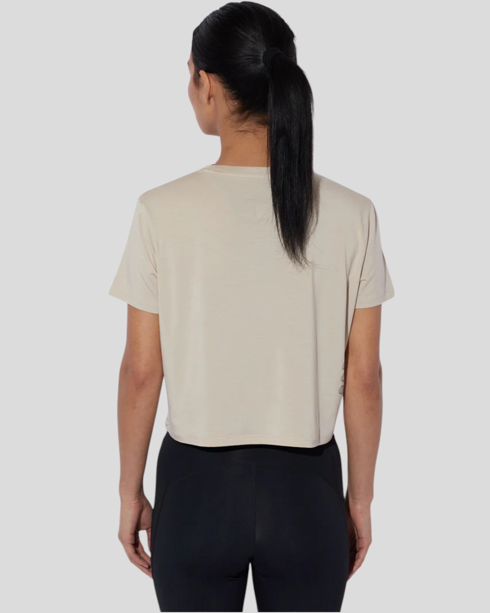 Circle || Crop Top Smooth Operator - Sand Circle
