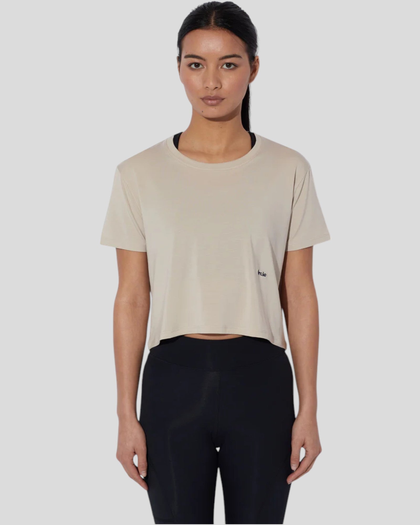 Circle || Crop Top Smooth Operator - Sand Circle