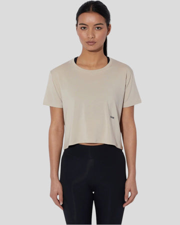Circle || Crop Top Smooth Operator - Sand Circle