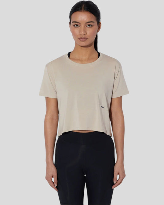 Circle || Crop Top Smooth Operator - Sand Circle