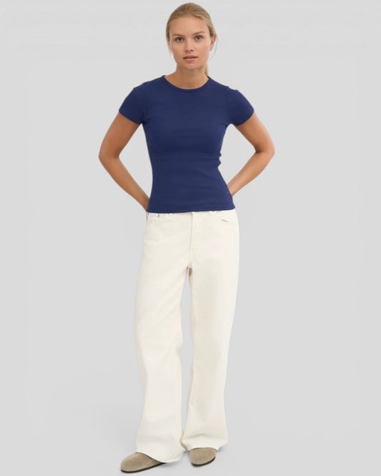 Colorful Standard || Organic Rib tee - Marine