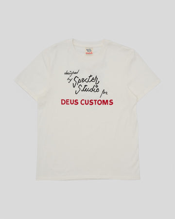 Deus || Specter Rare Birds Tee - Pristine White - M"