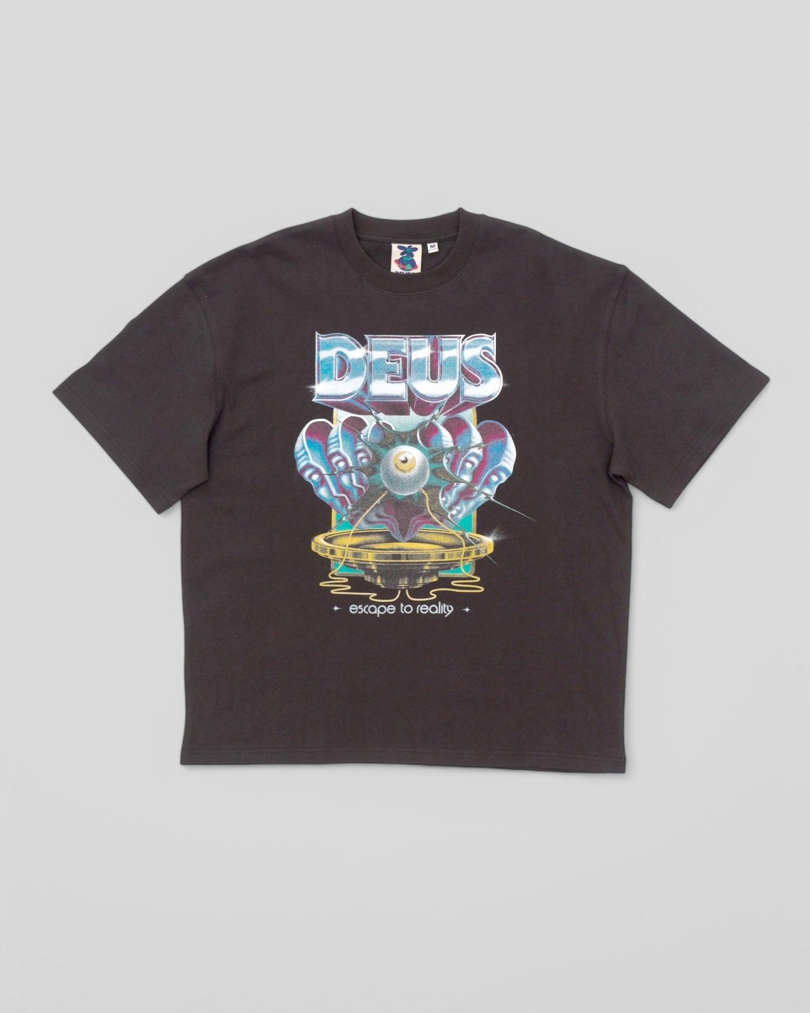 Deus || Great Escape Tee - Anthracite - M"