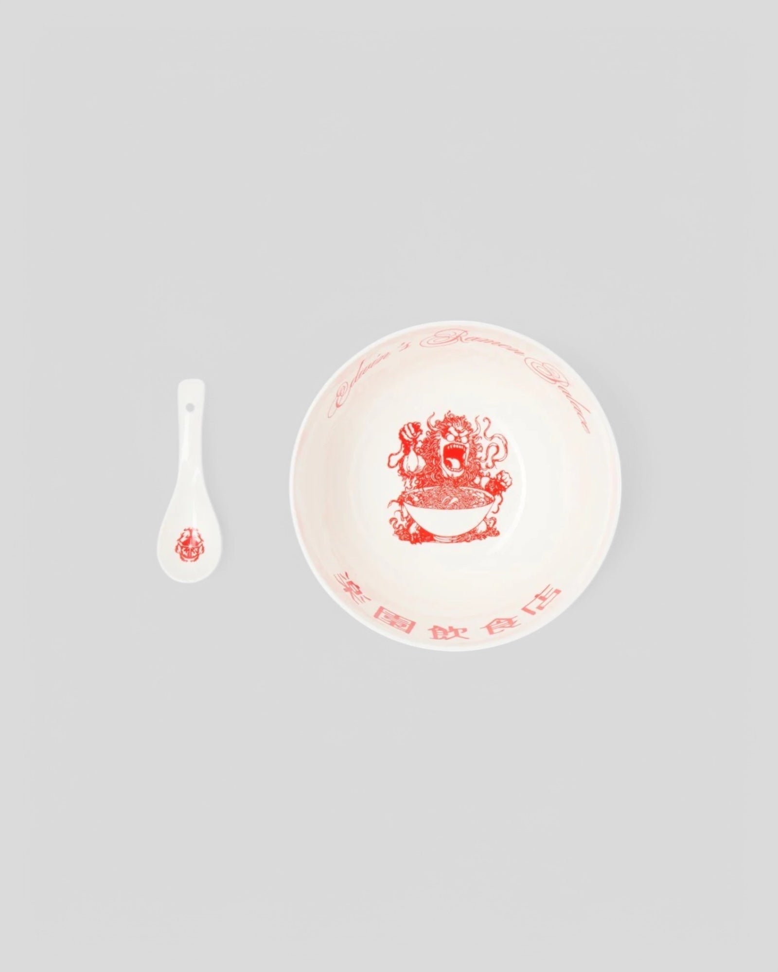 Edwin || Ramen Donburi 100% Bone Porcelain - White Edwin