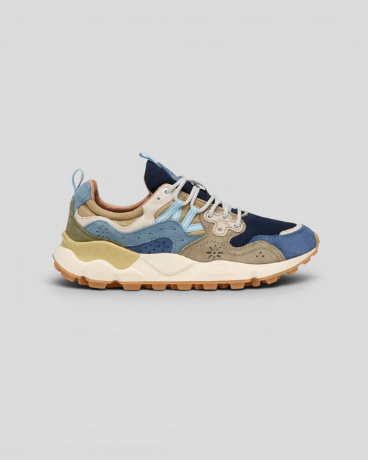 Flower Mountain || Yamano 3 Suede/Nylon - Navy Blue/Kaki - M' Flower Mountain