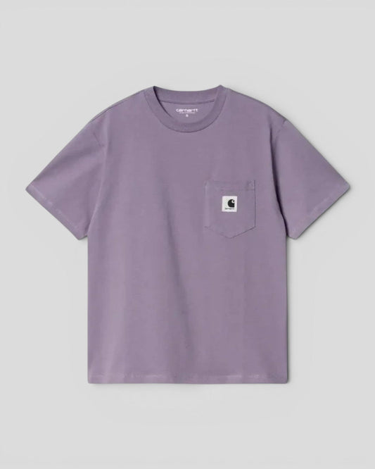 Carhartt || W' S/S Pocket - T-Shirt - Glassy Purple Carhartt