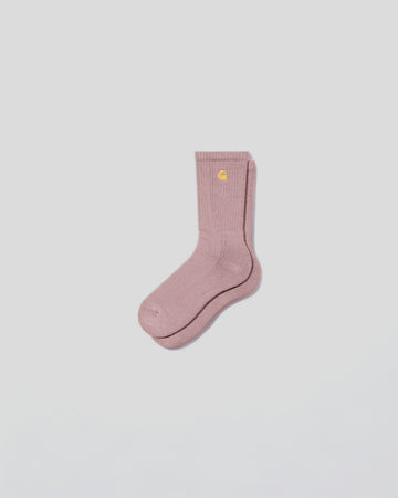 Carhartt || Chase Socks - Pink Glassy / Gold