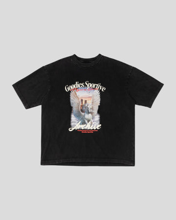 Goodies Sportive || Archive Pegasus Premium Tee - Black Goodies Sportive