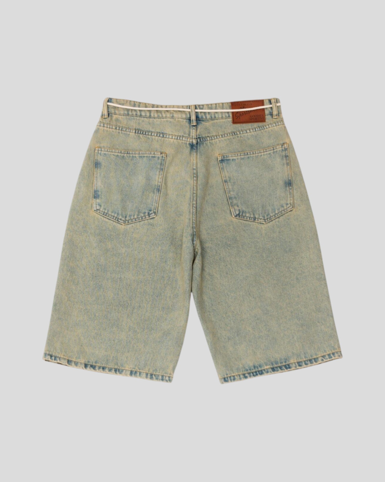 Goodies Sportives || Dirty Denim Shorts - Blue Goodies Sportive