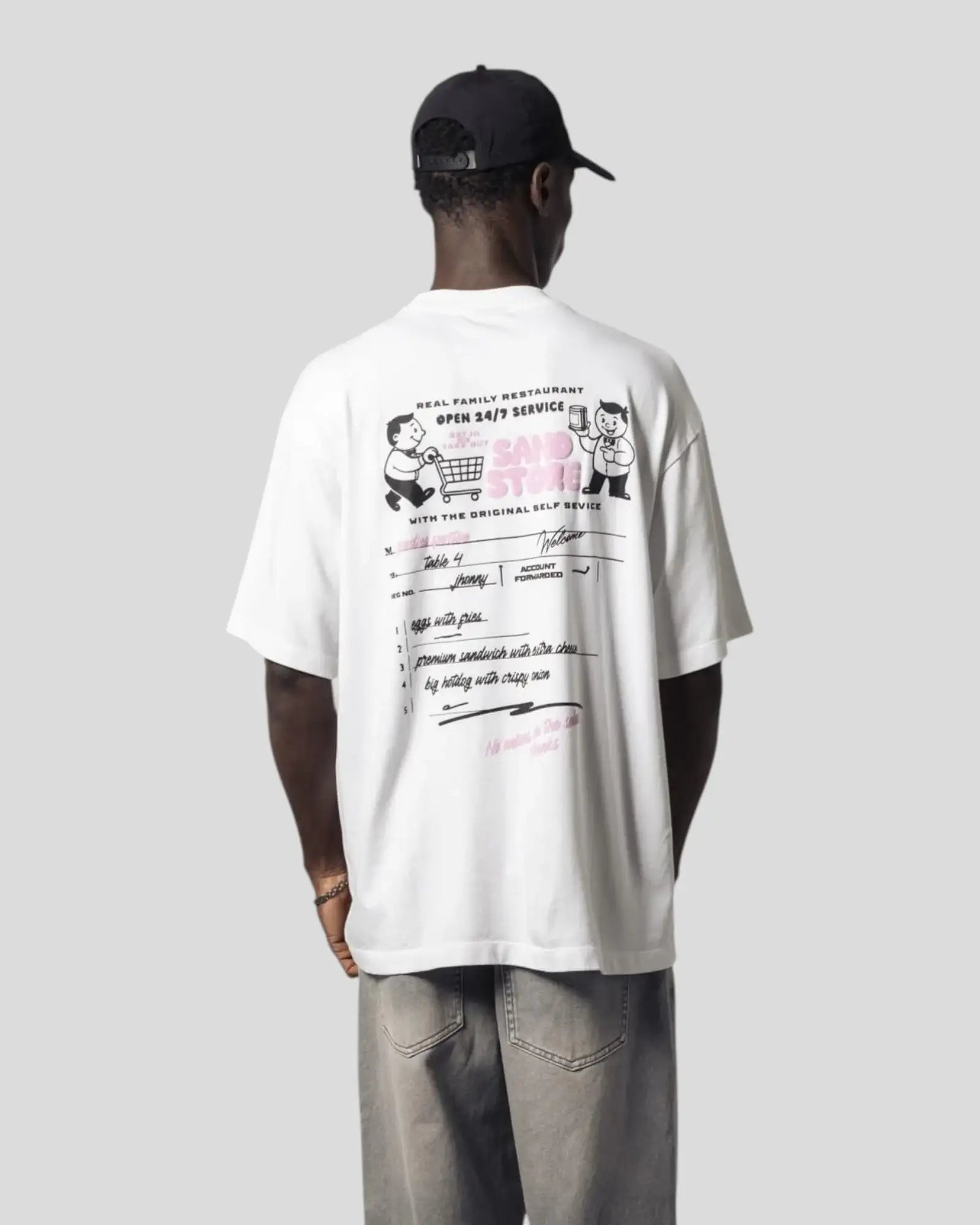 Goodies Sportive || Sand Store Tee - White Goodies Sportive