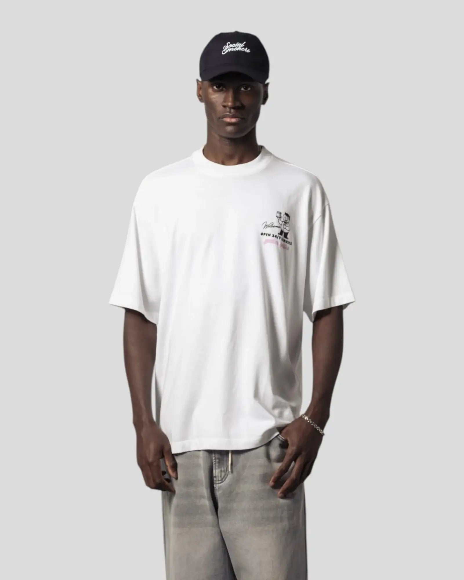 Goodies Sportive || Sand Store Tee - White Goodies Sportive