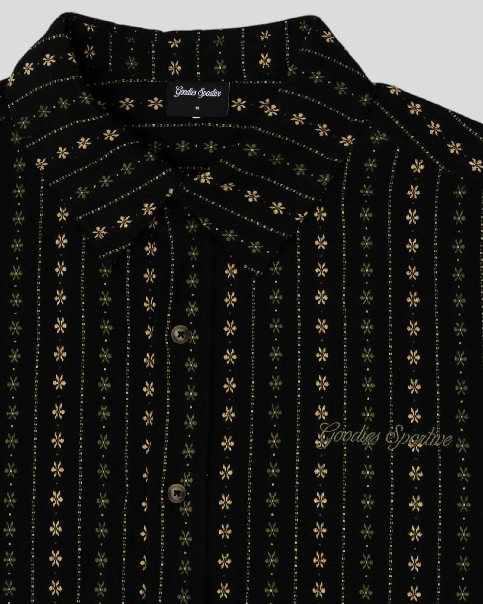 Goodies Sportives || Boxy Thyme Shirt - Black Goodies Sportive