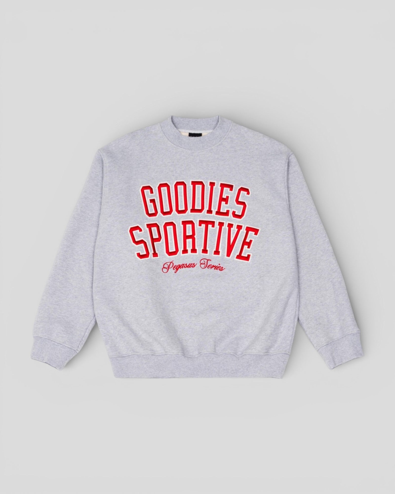 Goodies Sportive || Baseball Crewneck - Grey Goodies Sportive