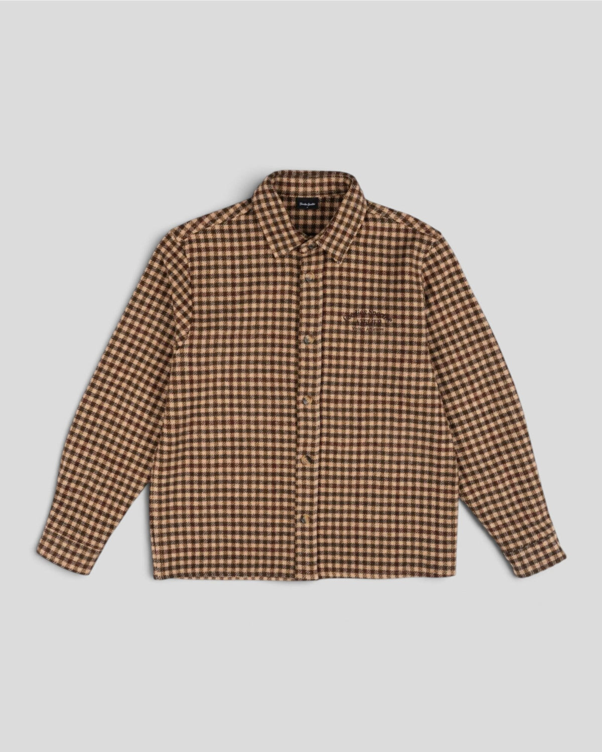 Goodies Sportive || Hunter Checks Shirt - Brown Goodies Sportive