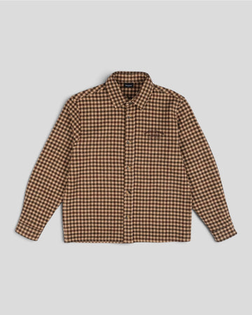 Goodies Sportive || Hunter Checks Shirt - Brown Goodies Sportive