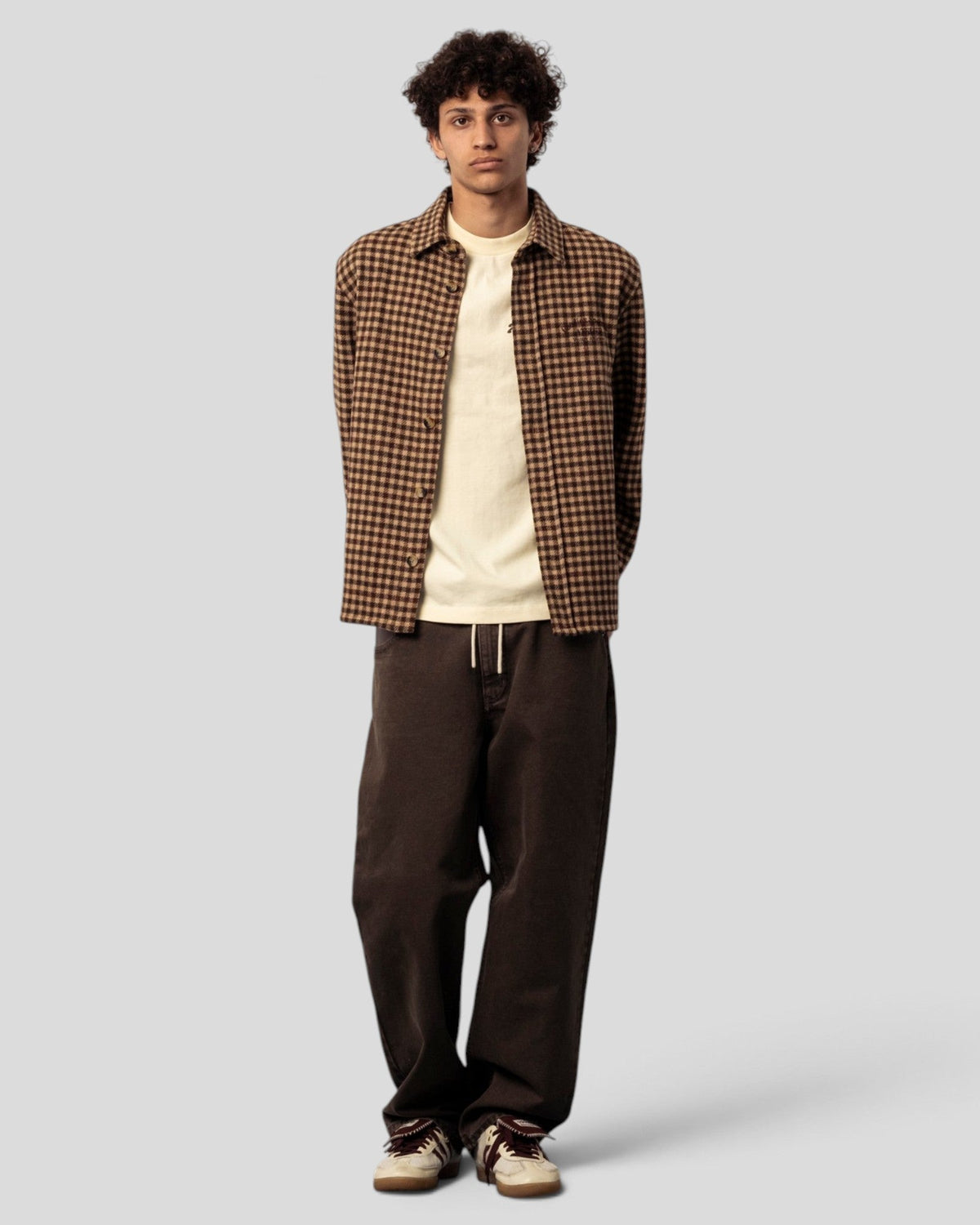 Goodies Sportive || Hunter Checks Shirt - Brown Goodies Sportive