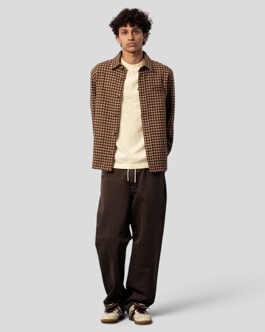 Goodies Sportive || Hunter Checks Shirt - Brown Goodies Sportive