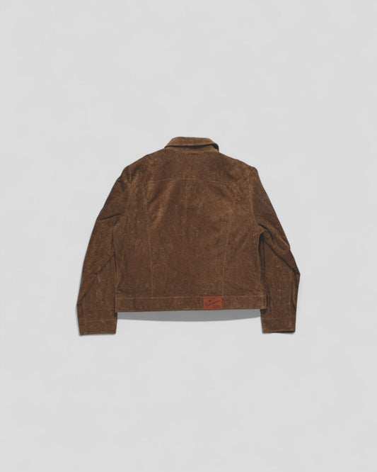 Goodies Sportive || Premium Kombu Real Suede Jacket - Brown