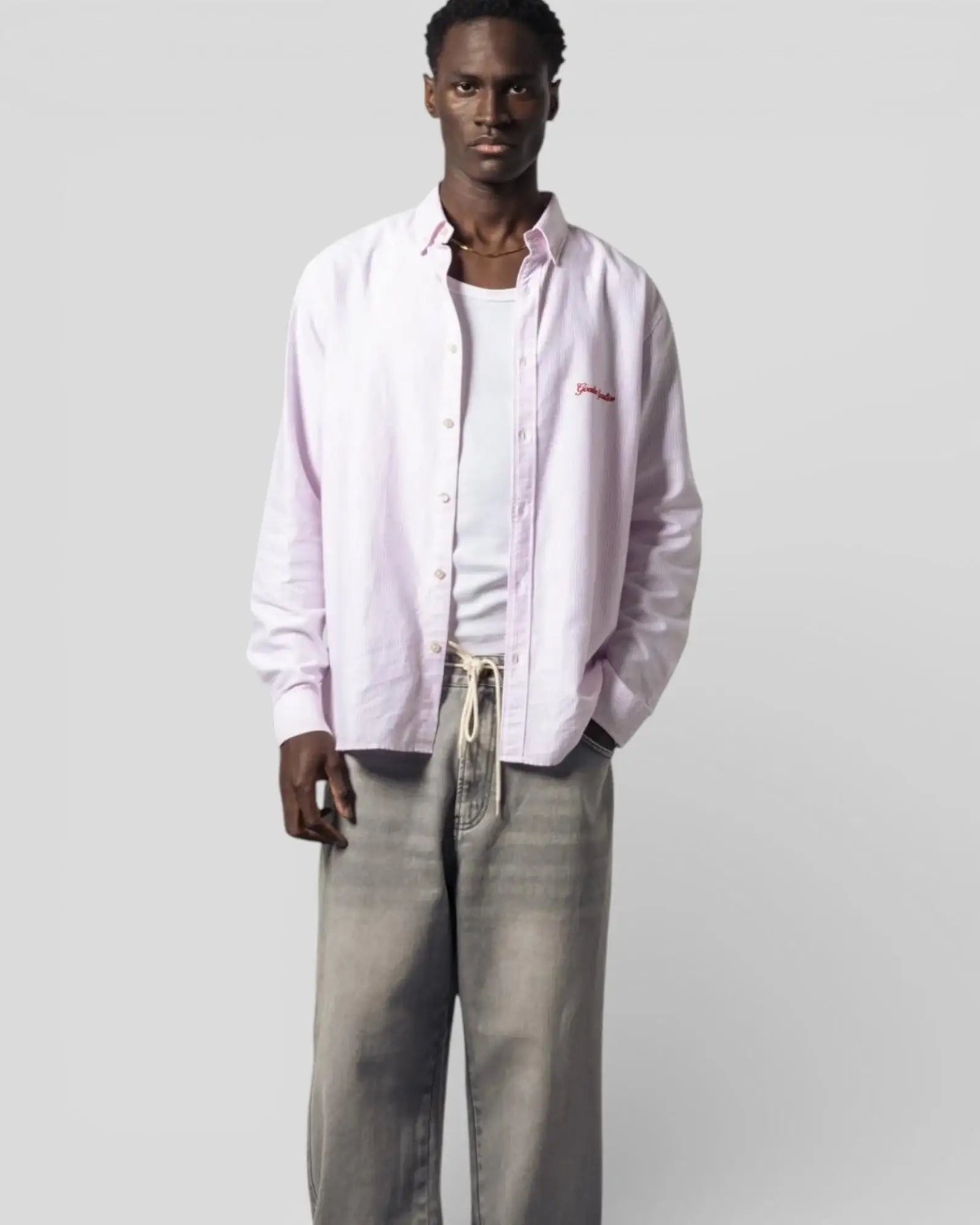 Goodies Sportive || Quartz Oxford Shirt - Pink Goodies Sportive