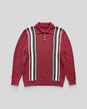 Goodies Sportive || Striped Knit Polo