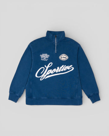 Goodies Sportive || Royal Garden Half Zipper - Blue Goodies Sportive