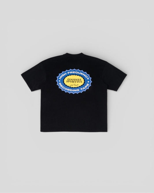Goodies Sportive || Recording Tape Tee - Black Goodies Sportive