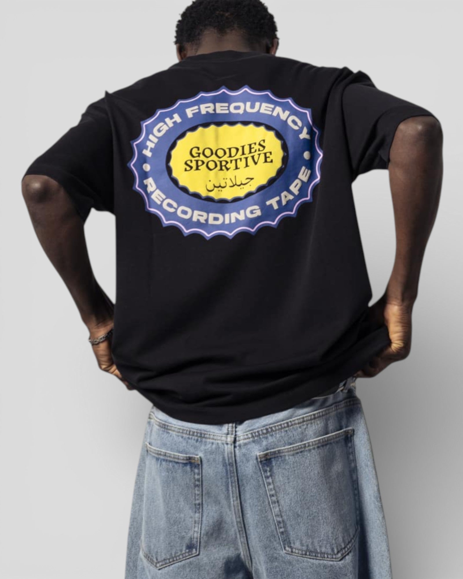 Goodies Sportive || Recording Tape Tee - Black Goodies Sportive