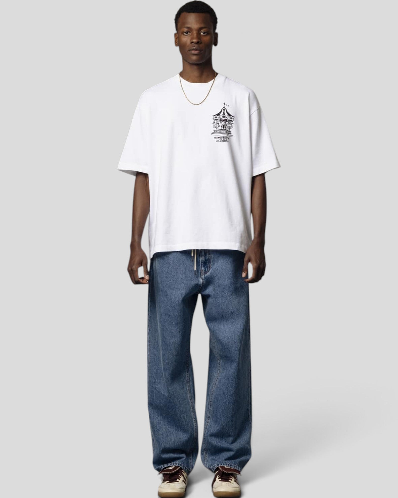 Goodies Sportive || Club Du Carrousel Tee - White Goodies Sportive