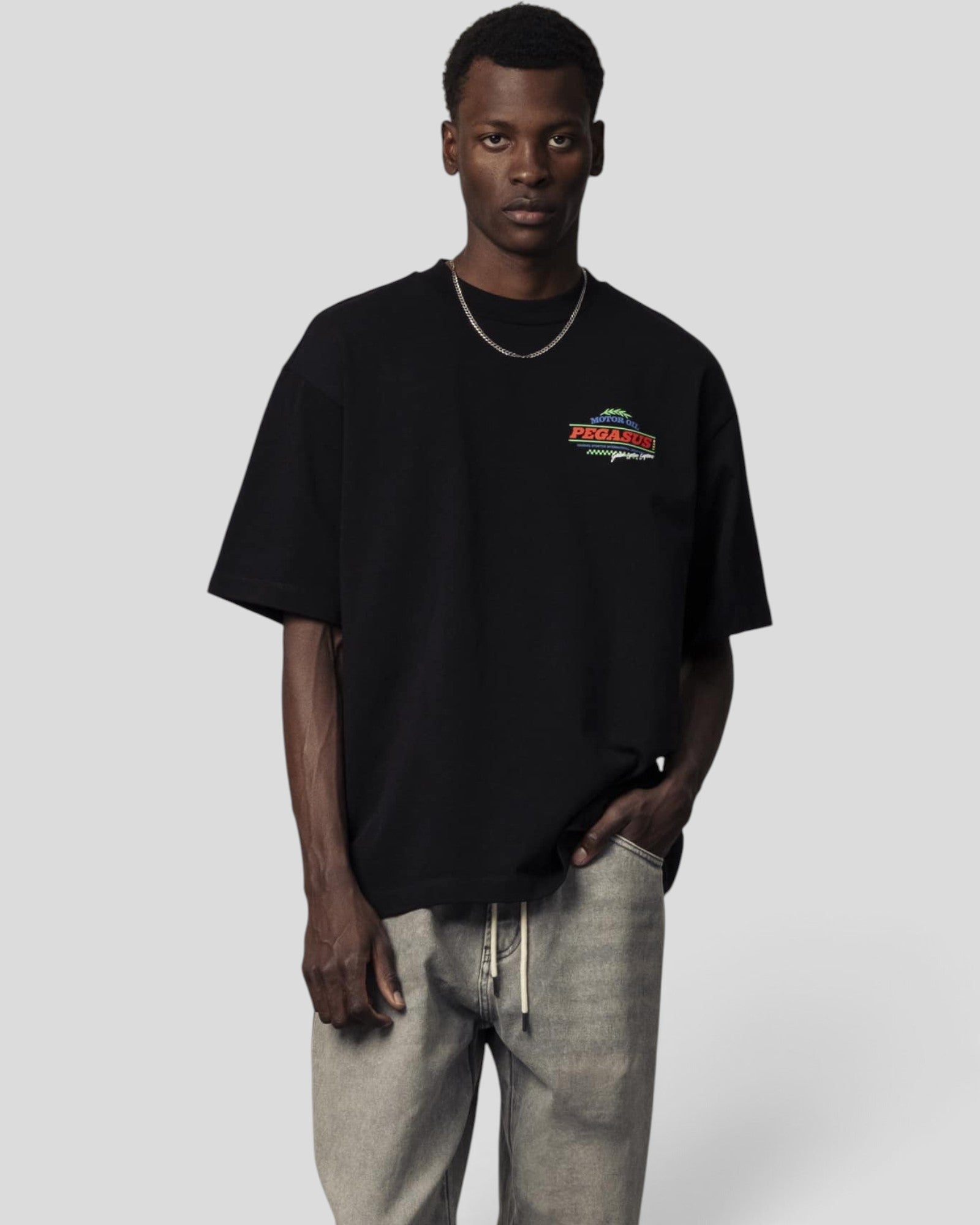 Goodies Sportive || Motor Oil T-Shirt - Black Goodies Sportive